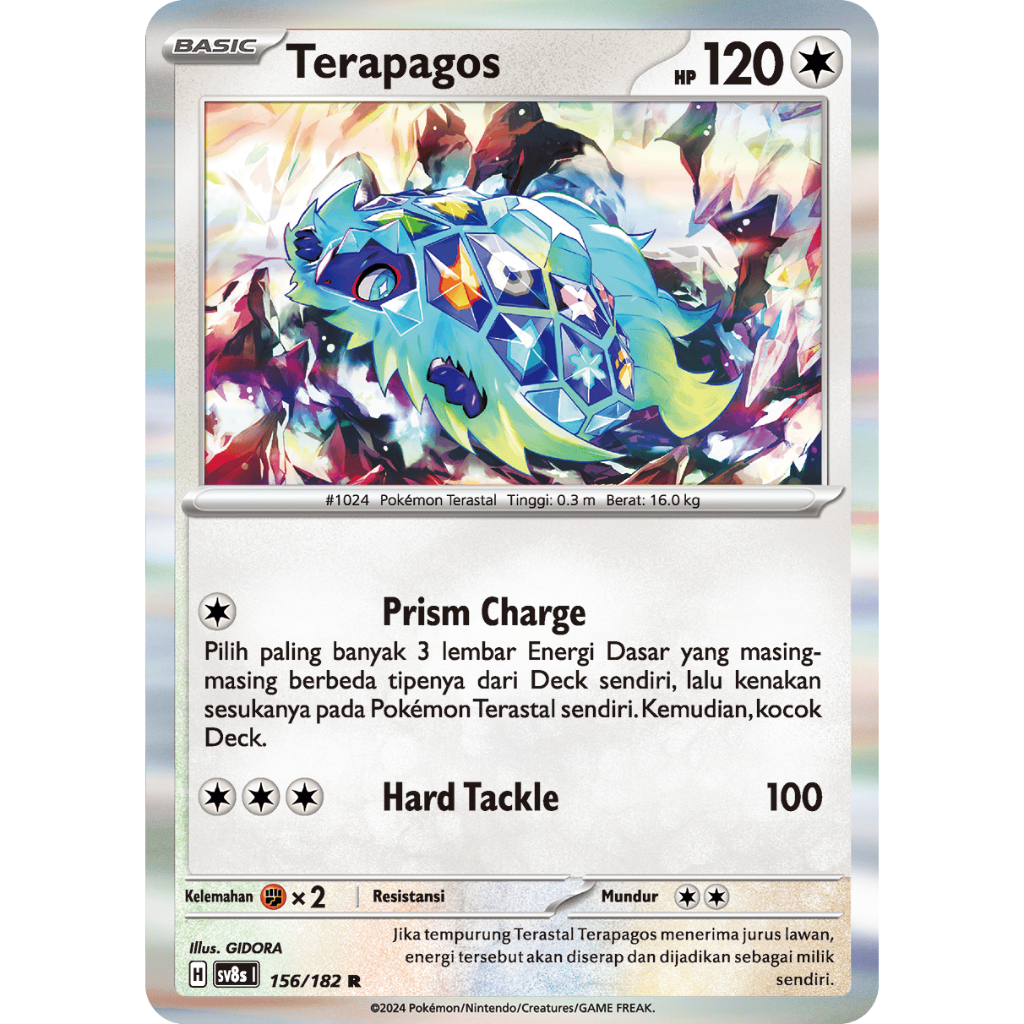 Terapagos R Kartu Pokemon Terapagos R
