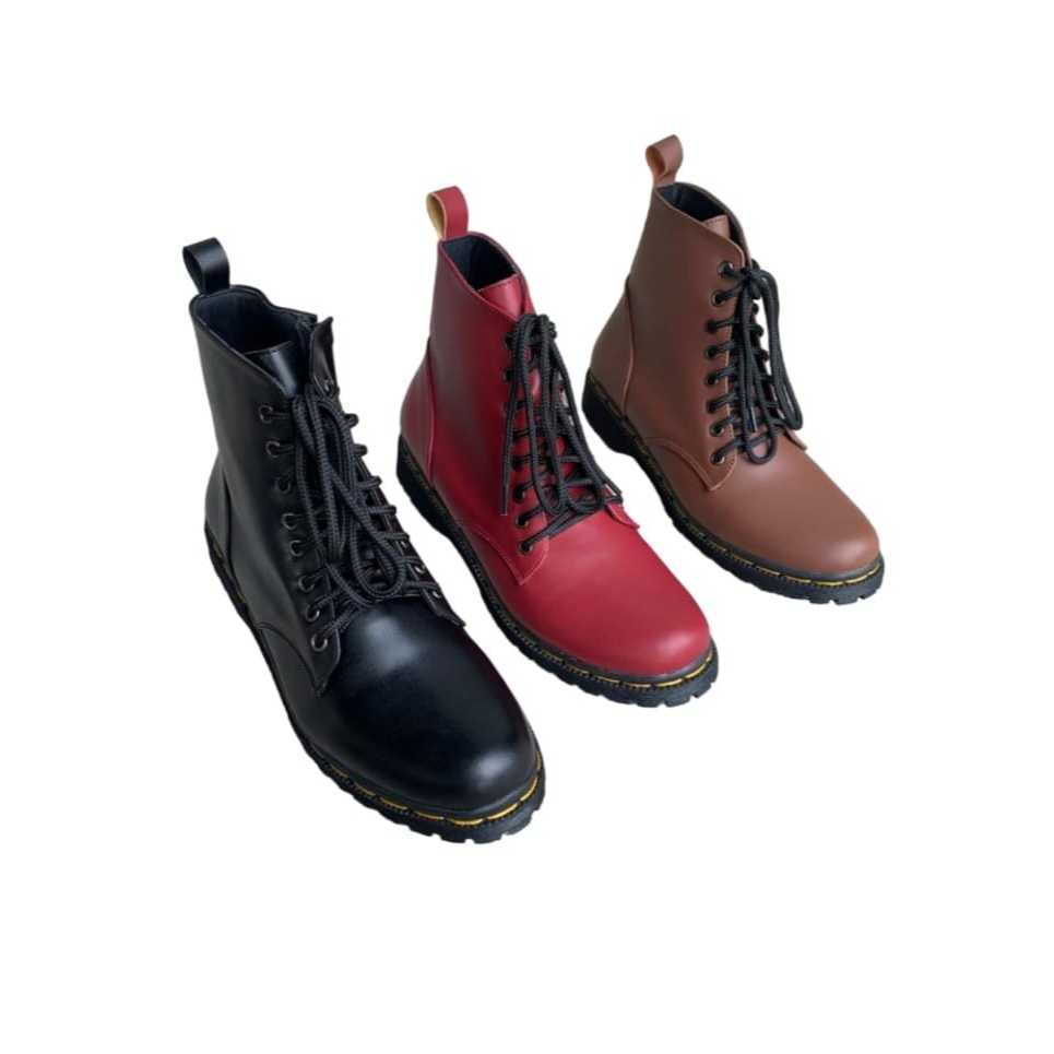 Sepatu Boots Wanita ''NIKEN BOOTS'' Sepatu Boots Docmart Wanita OOTD
