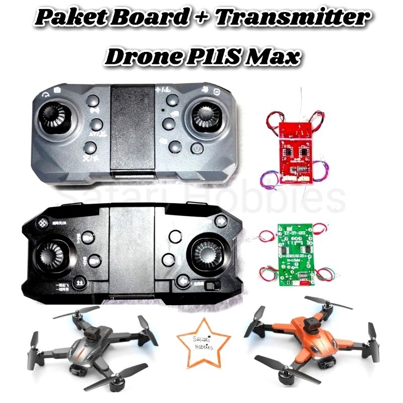 Paket Transmitter + Board Receiver Drone P11S Max
