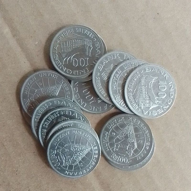KOIN KUNO 100 RUPIAH WAYANG TAHUN 1978