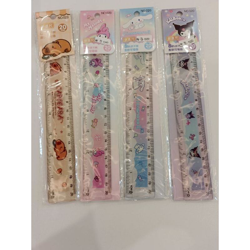 

ilykids penggaris flexible capybara sanrio cinnamoroll melody kuromi