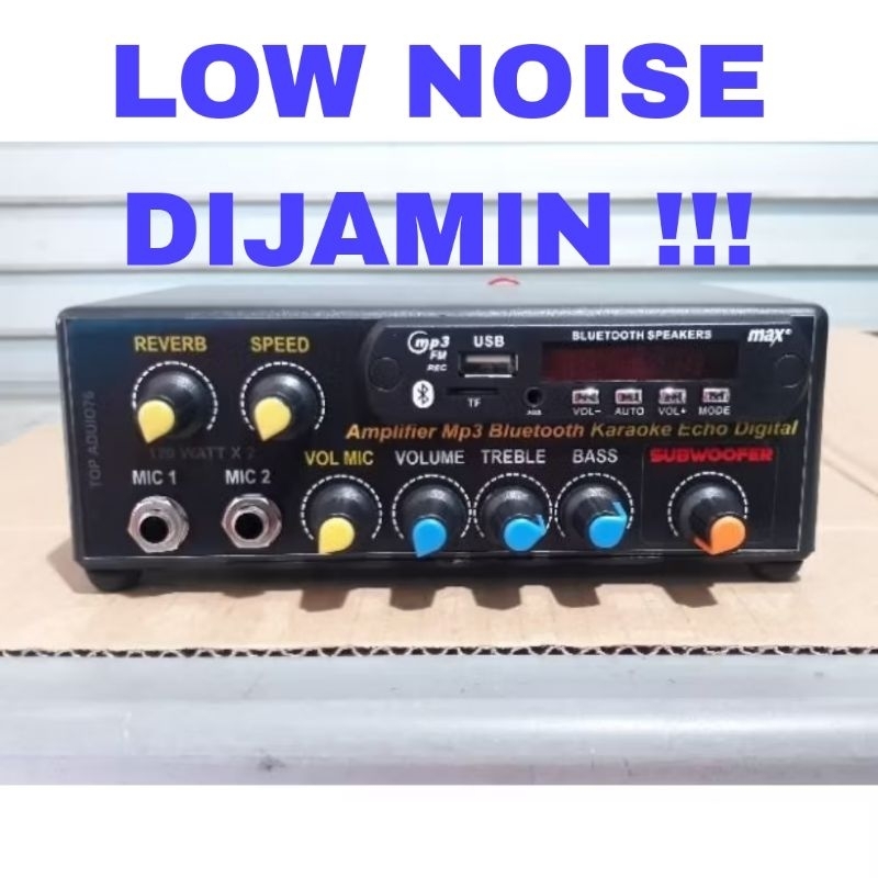 AMPLIFIER KARAOKE MP3 BLUETOOTH SUBWOOFER 120WATT X 2