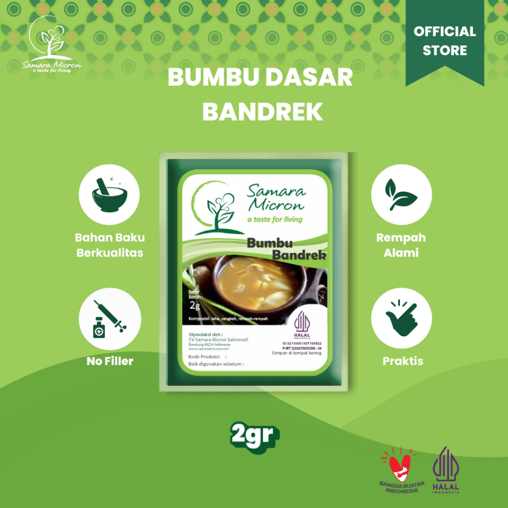 

Bumbu Bandrek Samara Micron - 2gr