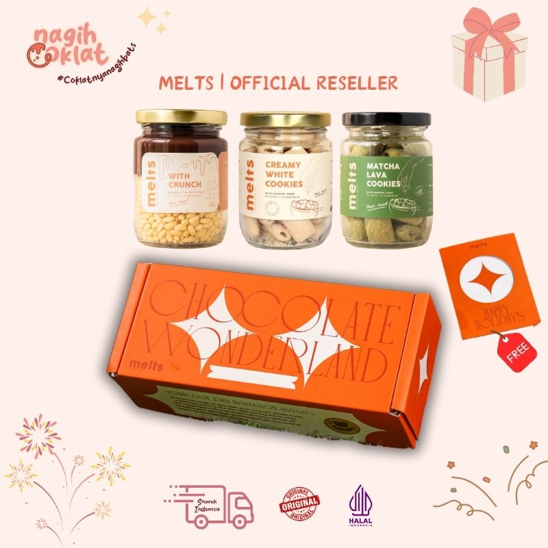 

MELTS Wonderland Christmas Hampers | Hadiah Gift Set Box Souvenir Parcel Natal Tahun Baru / Holiday | Plant Based Vegan - @nagihcoklat