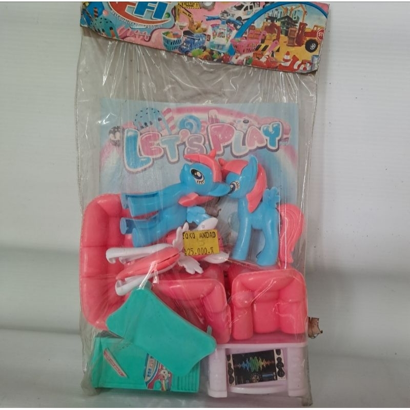 mainan rumah rumahan kuda poni