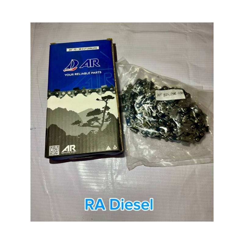 Rantai Chain 20-38T Cut 20' Halus AR Chain 72-36T Cut 20' Kasar AR Chain 72-38T Cut 22' Kasar AR Cha
