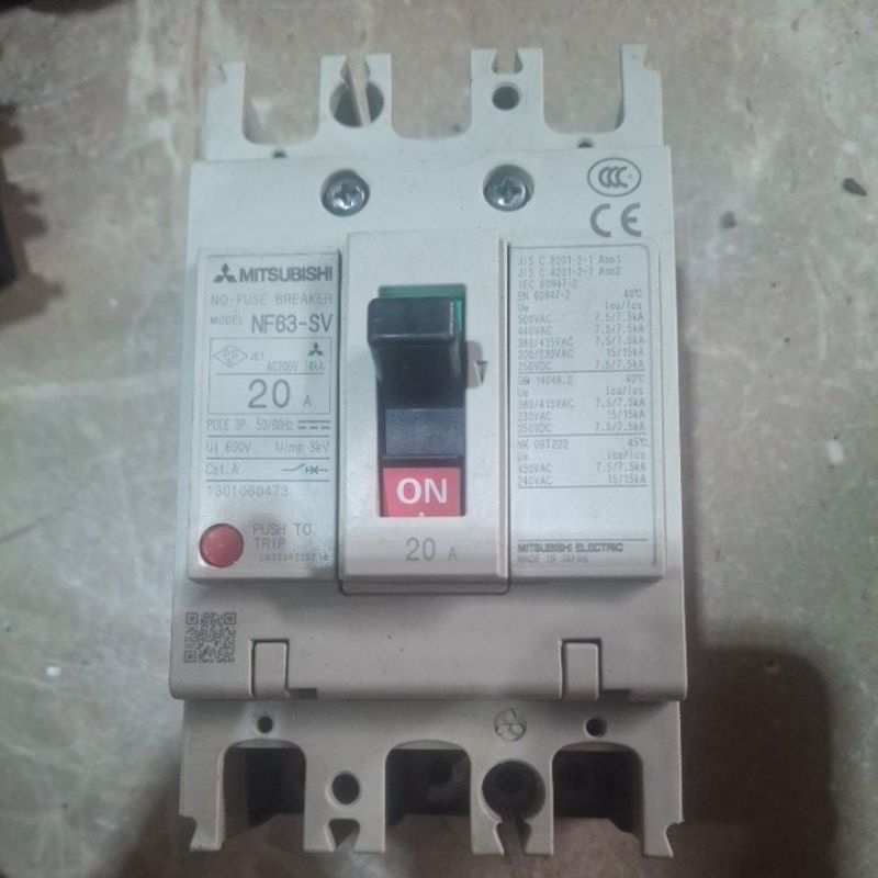 MCCB MITSUBISHI 3PHASE