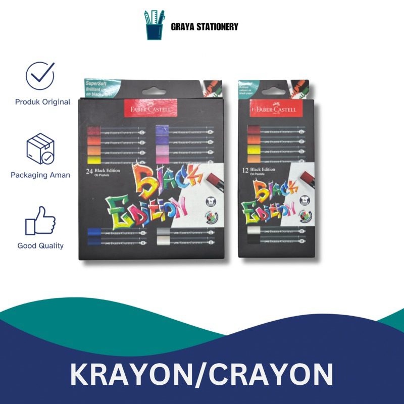 

Crayon Oil Pastel Faber-Castell Black Edition