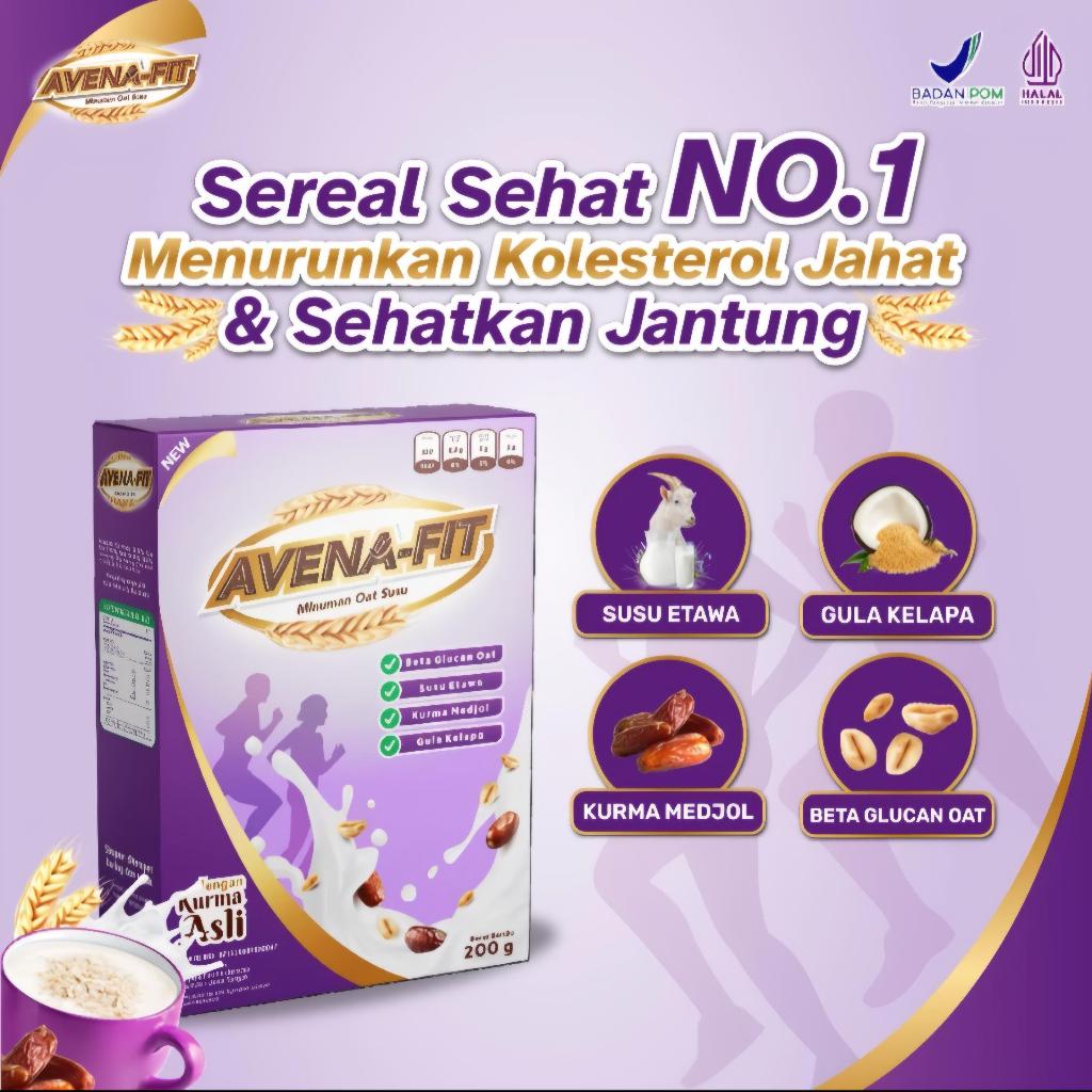 

Sereal Sehat Oat untuk Kolesterol Rendah dan Kesehatan Jantung AVENA - Fit Original