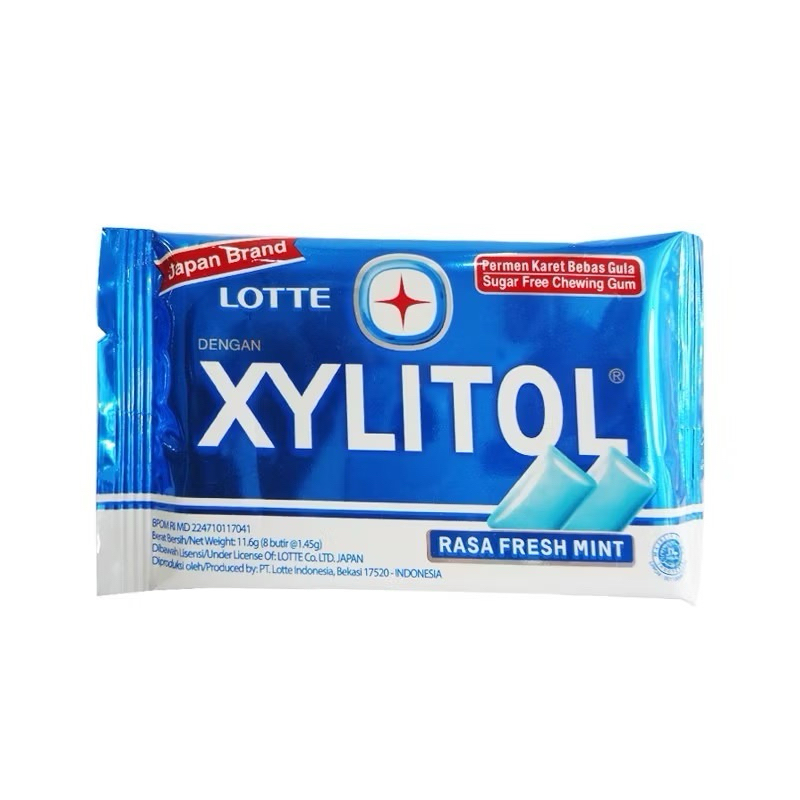 

XYLITOL PERMEN KARET [ 1 RENCENG ISI 10 BUNGKUS] | XYLITOL BUBBLE GUM | LOTTE XYLITOL JAPAN BRAND | XYLITOL PERMEN KARET BEBAS GULA