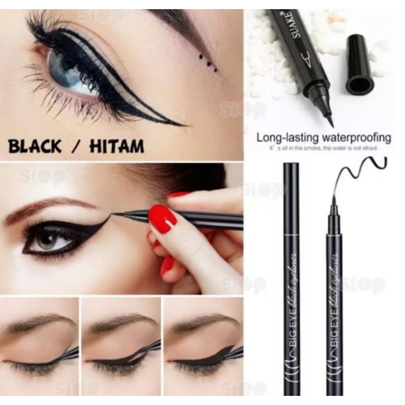BIG EYELINER/EYELINER HITAM/EYELINER WATERPROOF/EYELINER BLACK