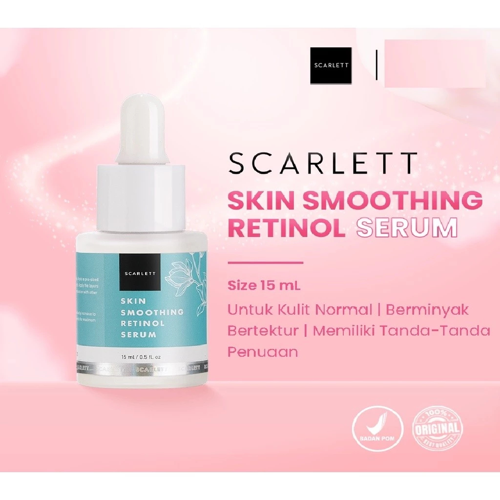 Scarlett Whitening Skin Smoothing Retinol Serum | retinol scarlett serum original Sale