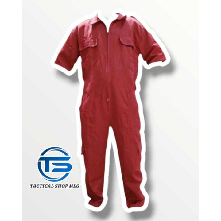 Coverall Lengan Pendek Wearpack Pendek