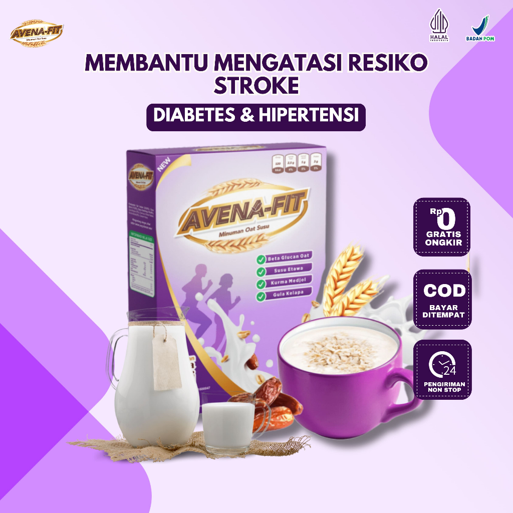 

AVENAFIT - Membantu Mengatasi Resiko Stroke, Diabetes Dan Hipertensi