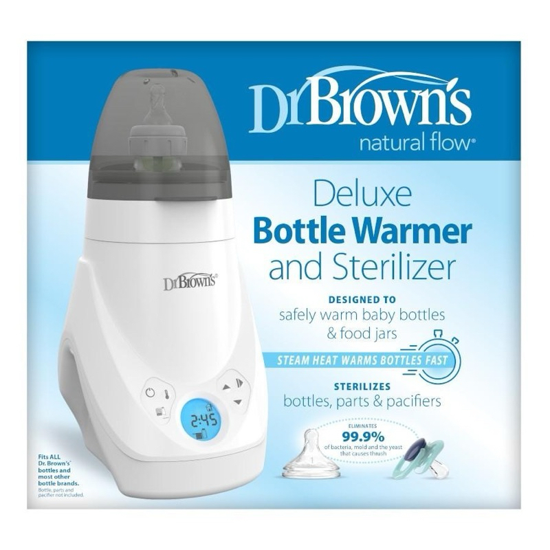 DrBrown's Deluxe Bottle Warmer dan Sterilizer / Alat Pemanas Botol Susu Bayi / Alat Steril Botol Sus