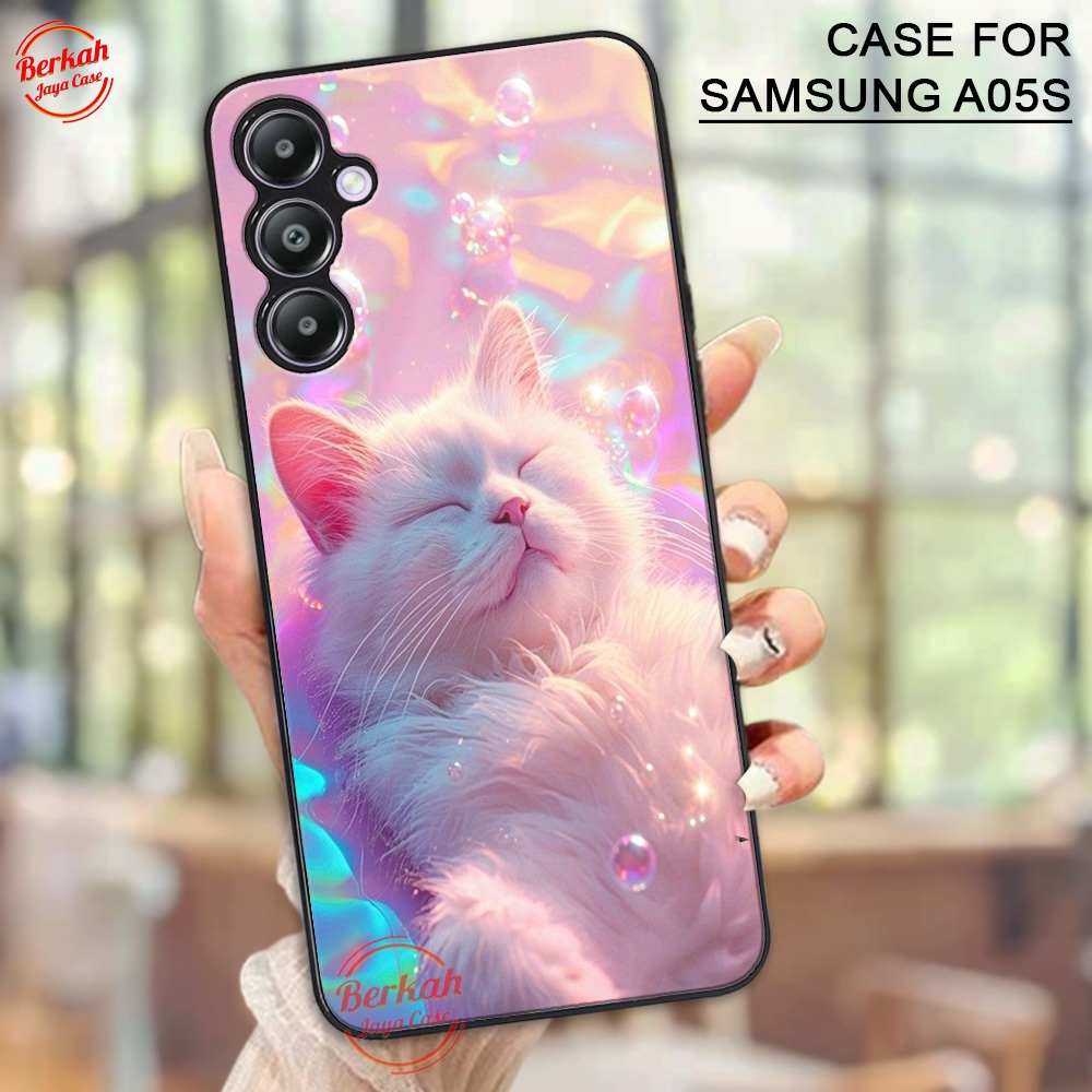 Casing SAMSUNG A05S [ KUCING LUCU ] Case Hard Case Softcase Glosy Bisa Cod Case SAMSUNG A05S