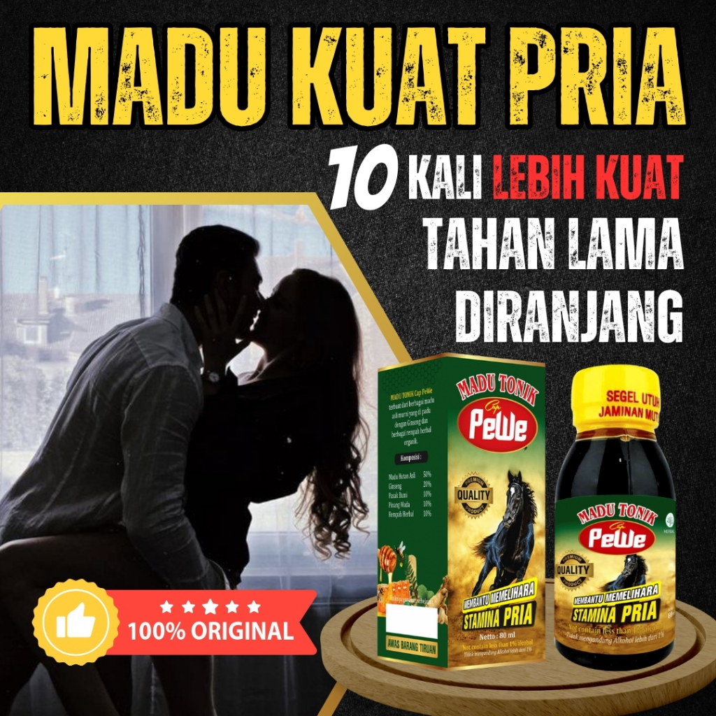 

Madu Tonik Pewe 100% Asli Madukuat Herbal Penambah Vitalitas Pria Lebih Kuat Tahan Lama Di Ranjang