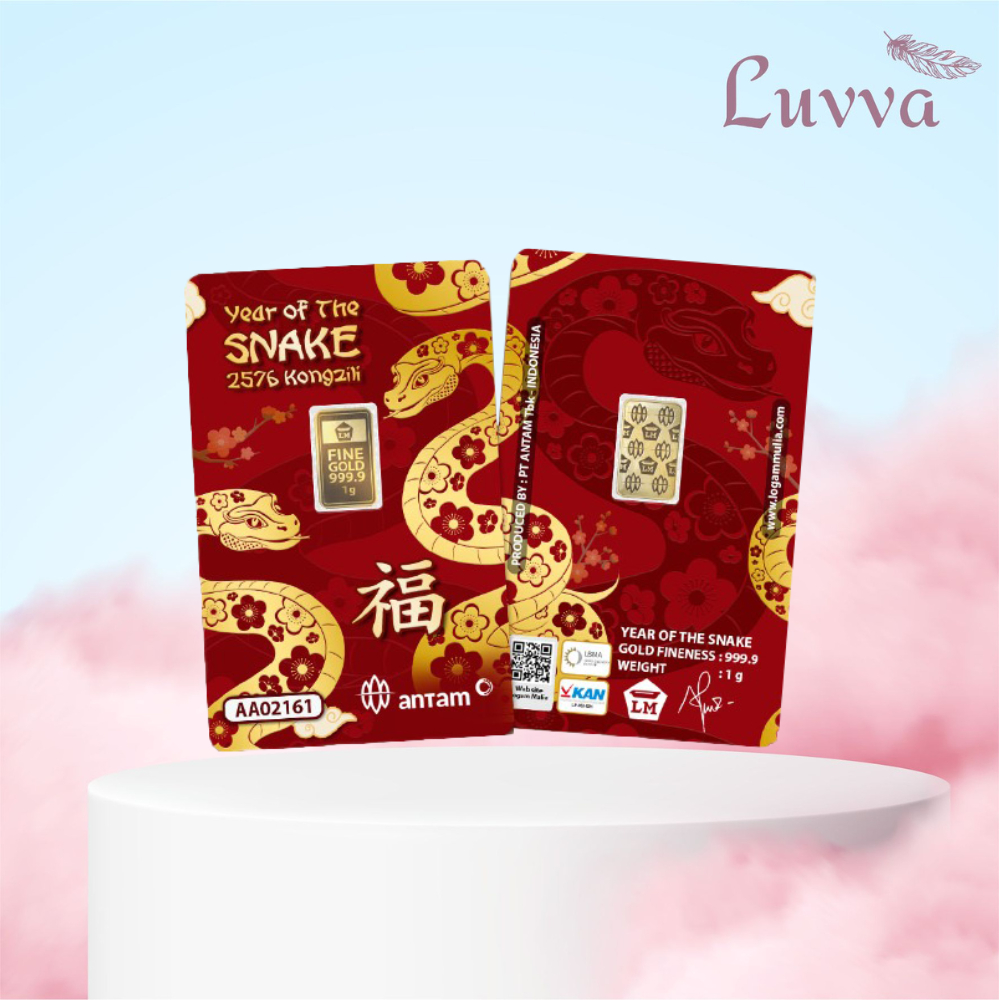 Logam Mulia Antam Press ( LM ) Edisi Imlek Series Ular 1GR