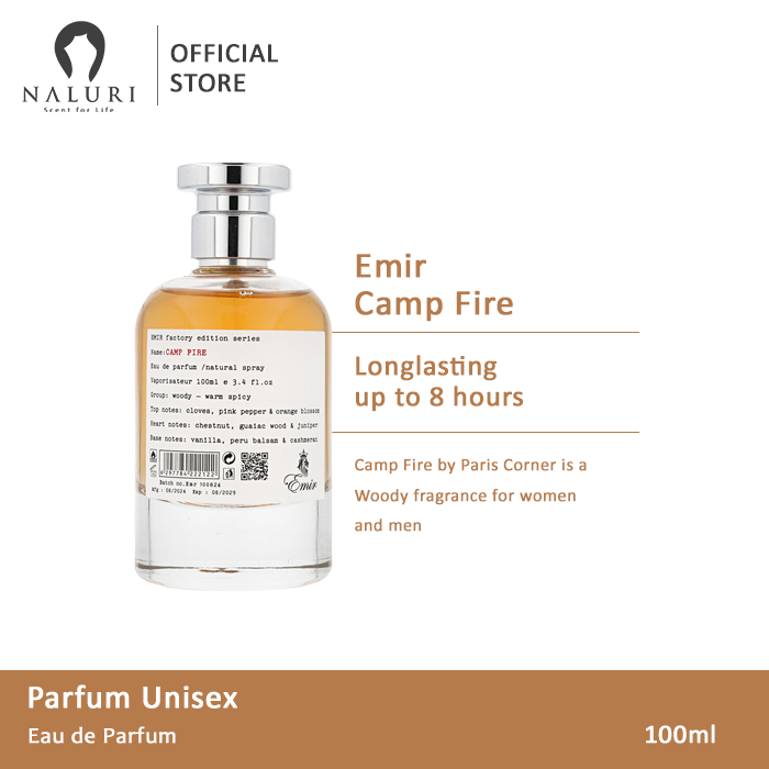 Parfum Emir Camp Fire For Unisex EDP 100 ml