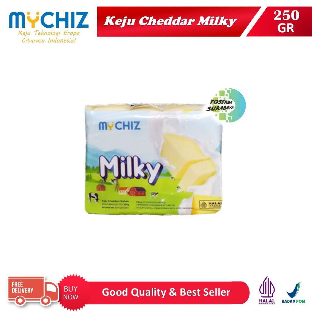 

Keju MYCHIZ MILKY 250gr - Halal & BPOM - Best Seller