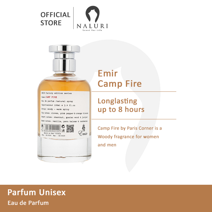 Parfum Emir Camp Fire For Unisex EDP 100 ml