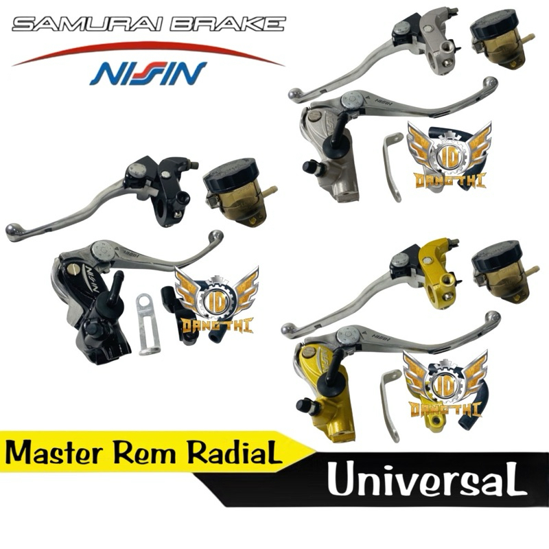 Master Rem Nissin Samurai Radial 16mm Set Kiri Kanan Universal Ninja Vixion Byson Rx King Firz Vario