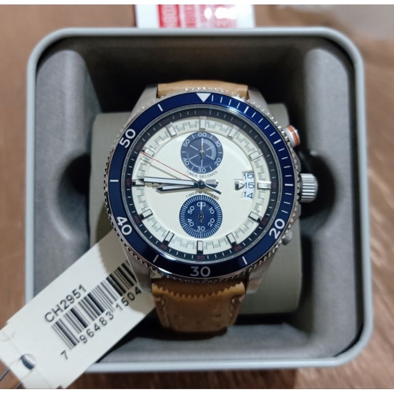 Jam Tangan Pria CH2951 CH 2951 Kulit Stainless