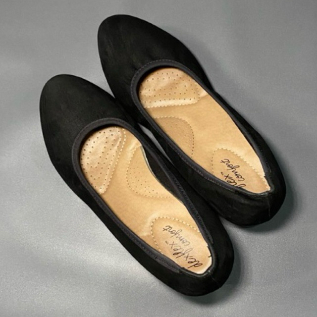 Dexflex Women's Danya - BLACK_15 - Sepatu Wanita Murah - Wedges Wanita Murah