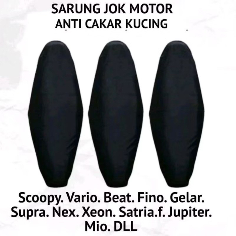 COVER JOK MOTOR WATERPROOF SARUNG JOK MOTOR ANTI AIR UNIVERSAL SARUNG JOK BEAT MIO VARIO SCOOPY ANTI