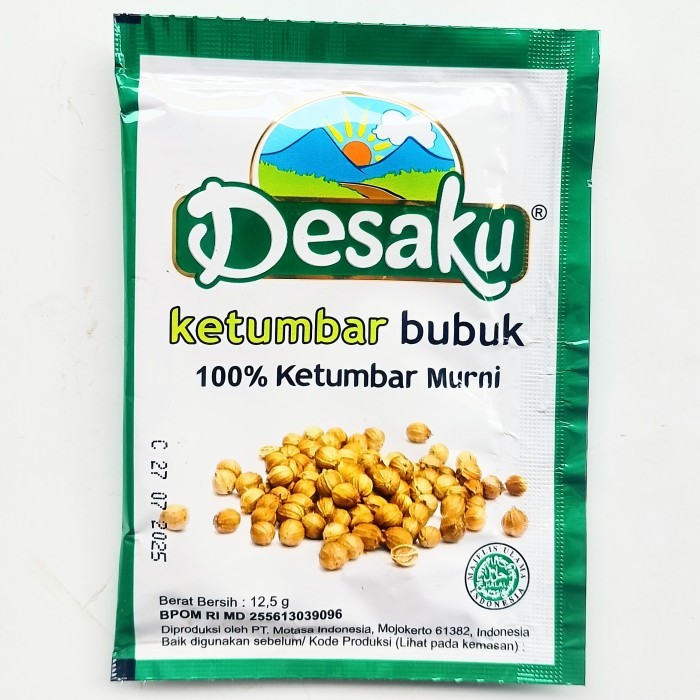 

Desaku ketumbar bubuk 12.5 gram