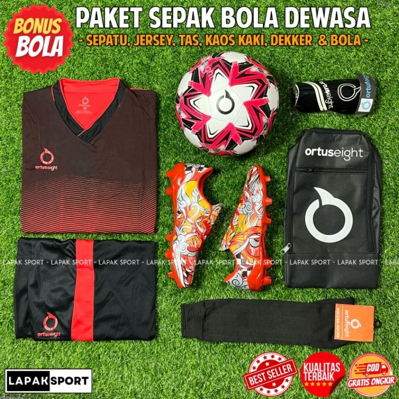Paket Sepatu Bola Ortus Catalyst Bima Jogosala Bonus Bola Terbaru Paket Komplit Sepatu Sepak Bola Or