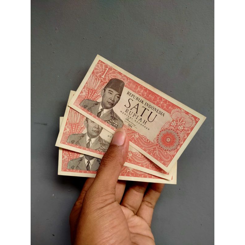 1 Rupiah seri pak Soekarno 1964 Baru Marta Collectin 02 Pusatnya koleksi unik