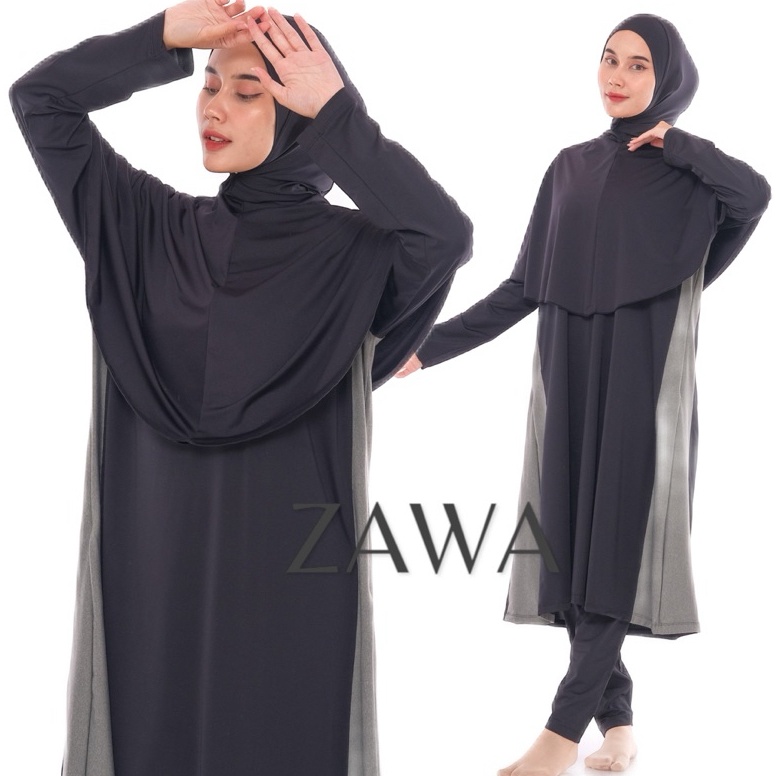 Special Pr Tunishia Kurta Muslimah Swimsuit  Baju Renang Longdress Hijab Syari