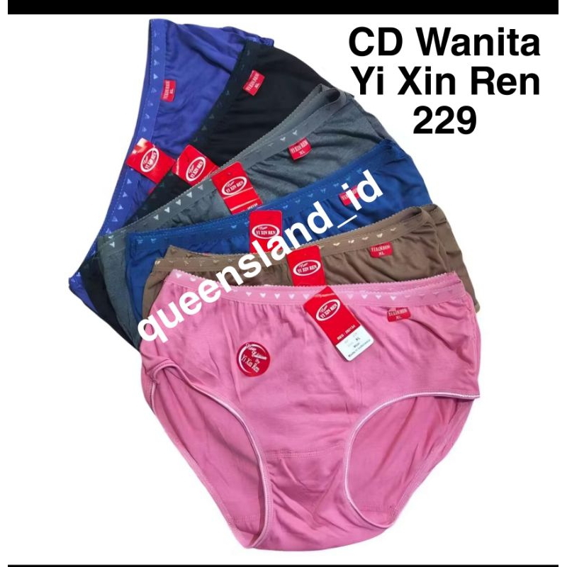 6 Pcs 12 Pcs Celana Dalam Wanita Lusinan Yi Xin Ren