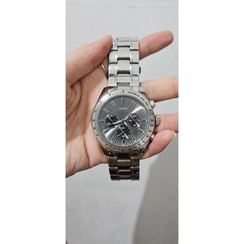 JAM TANGAN PRIA (MERK : GUESS - SECOND LIKE NEW)