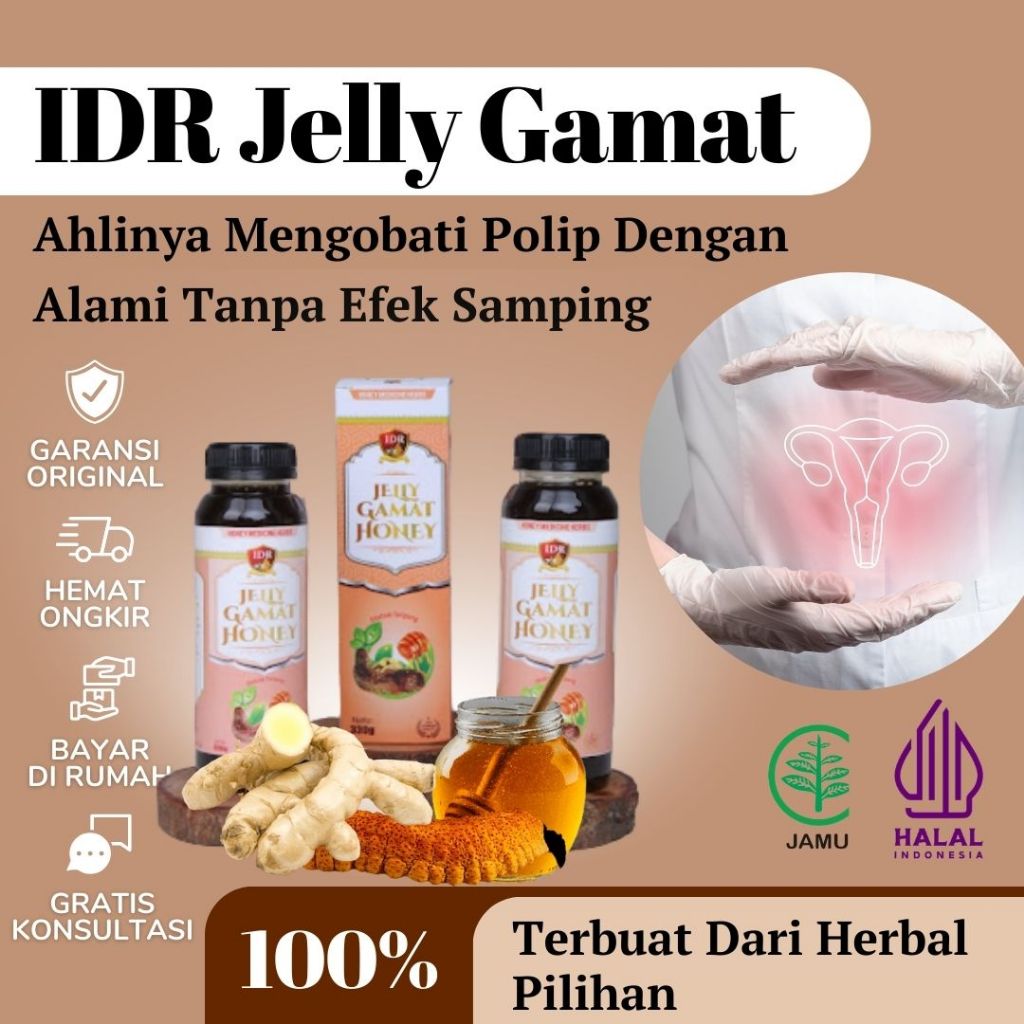 Obat Polip - IDR Jelly Gamat - Testimoni Terbukti 100 %