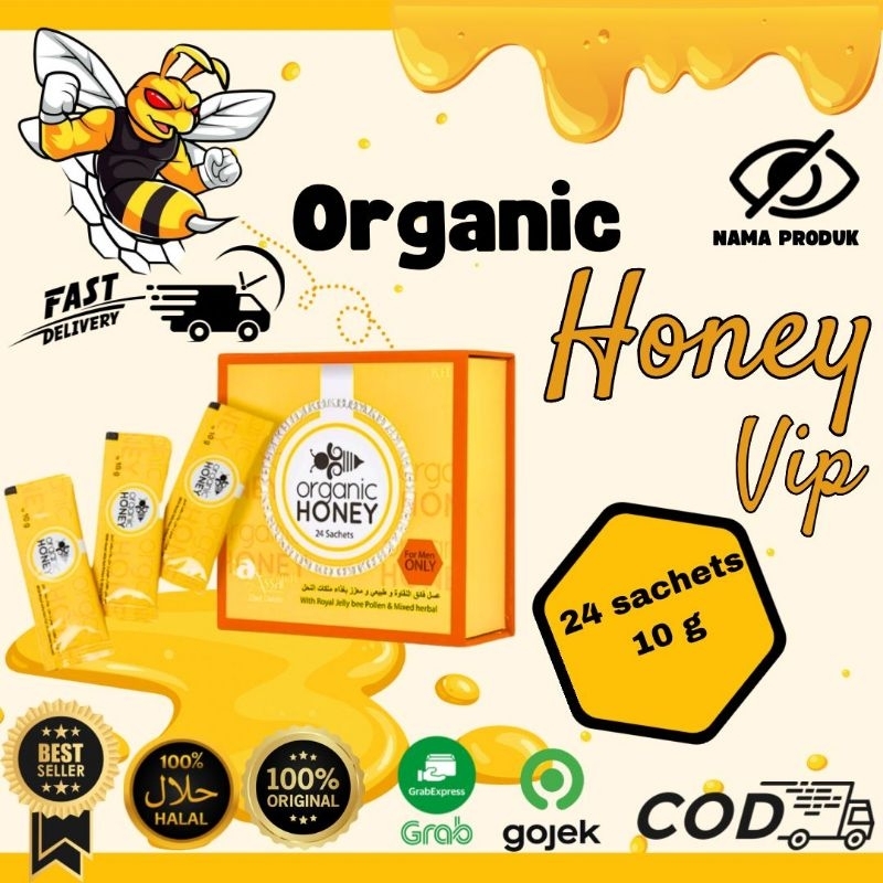 

Organic Royal Honey Vip 1 Box : 24 Sachet EXP 2028