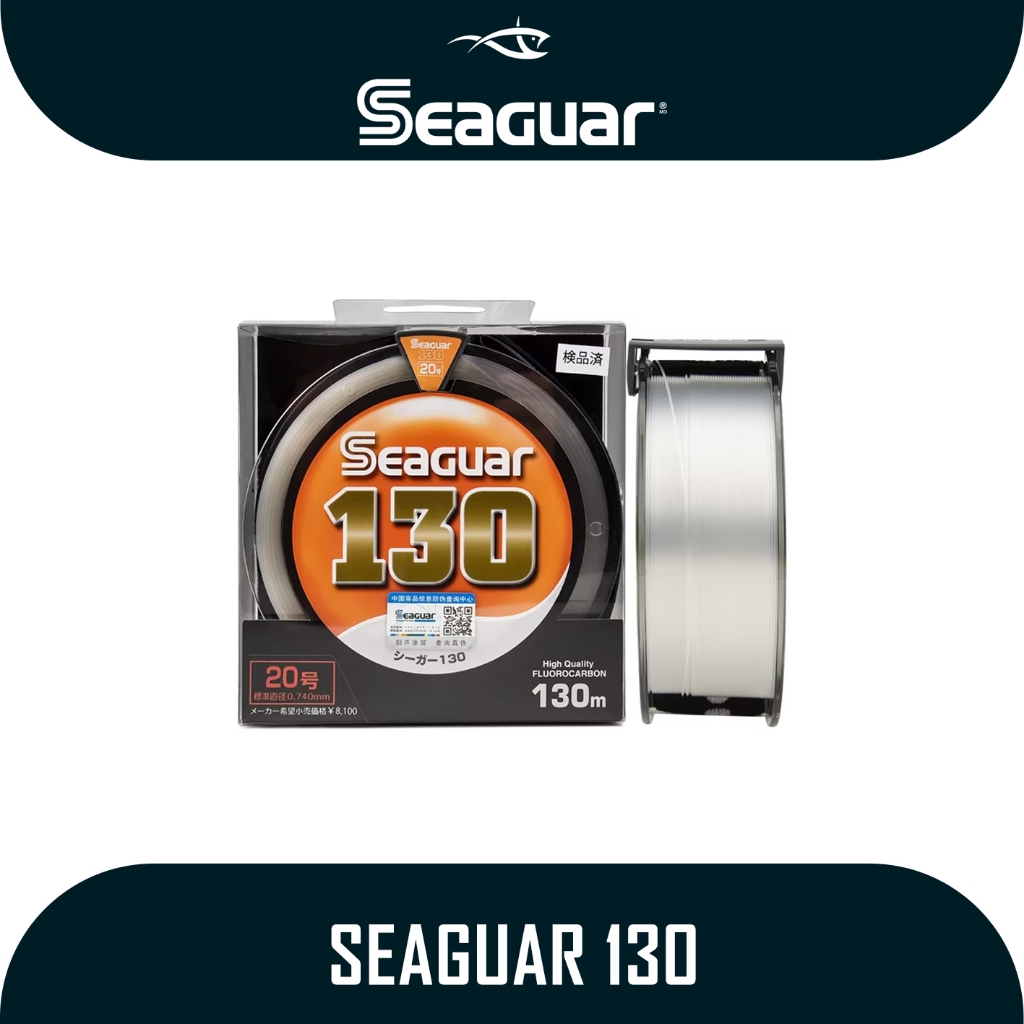 Senar Pancing Merk Seaguar 130 Fluorocarbon Leader 130m