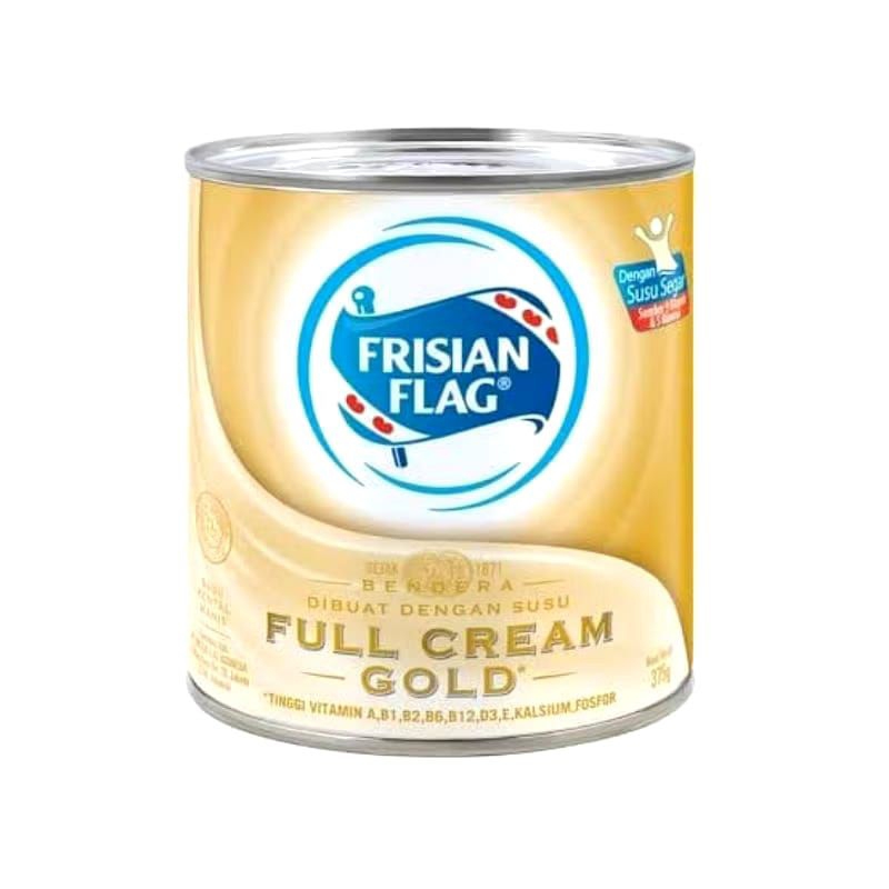 

Susu Kental Manis Frisian Flag Full Cream Gold kaleng 370g - susu bendera