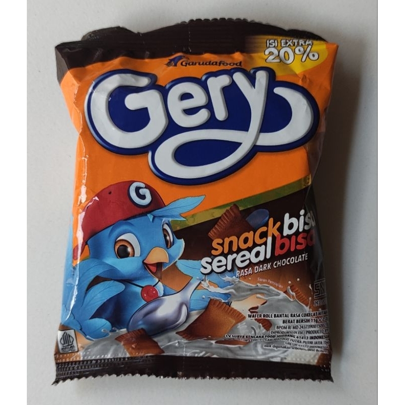 

Gery Snack Sereal Dark Chocolate 13.2g