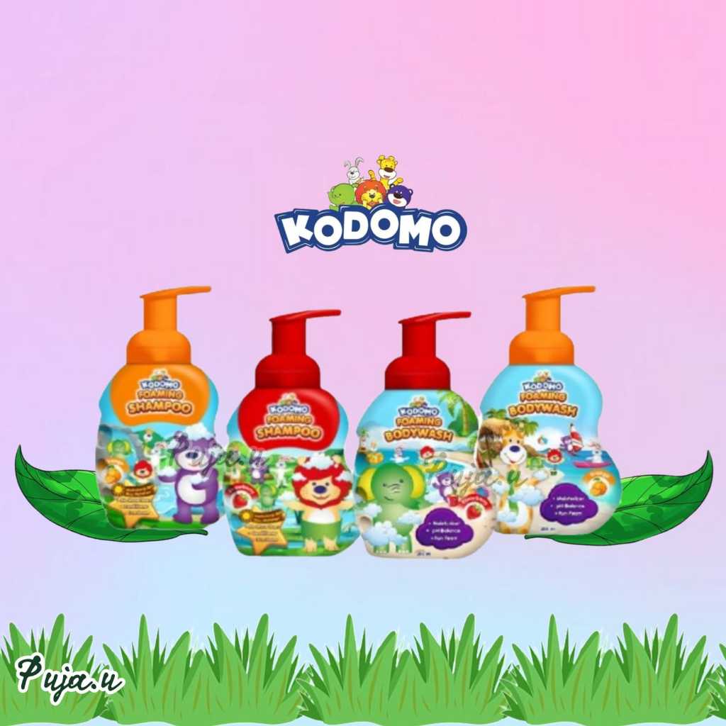 Kodomo Foaming Shampoo | Foaming Bodywash 250 ML