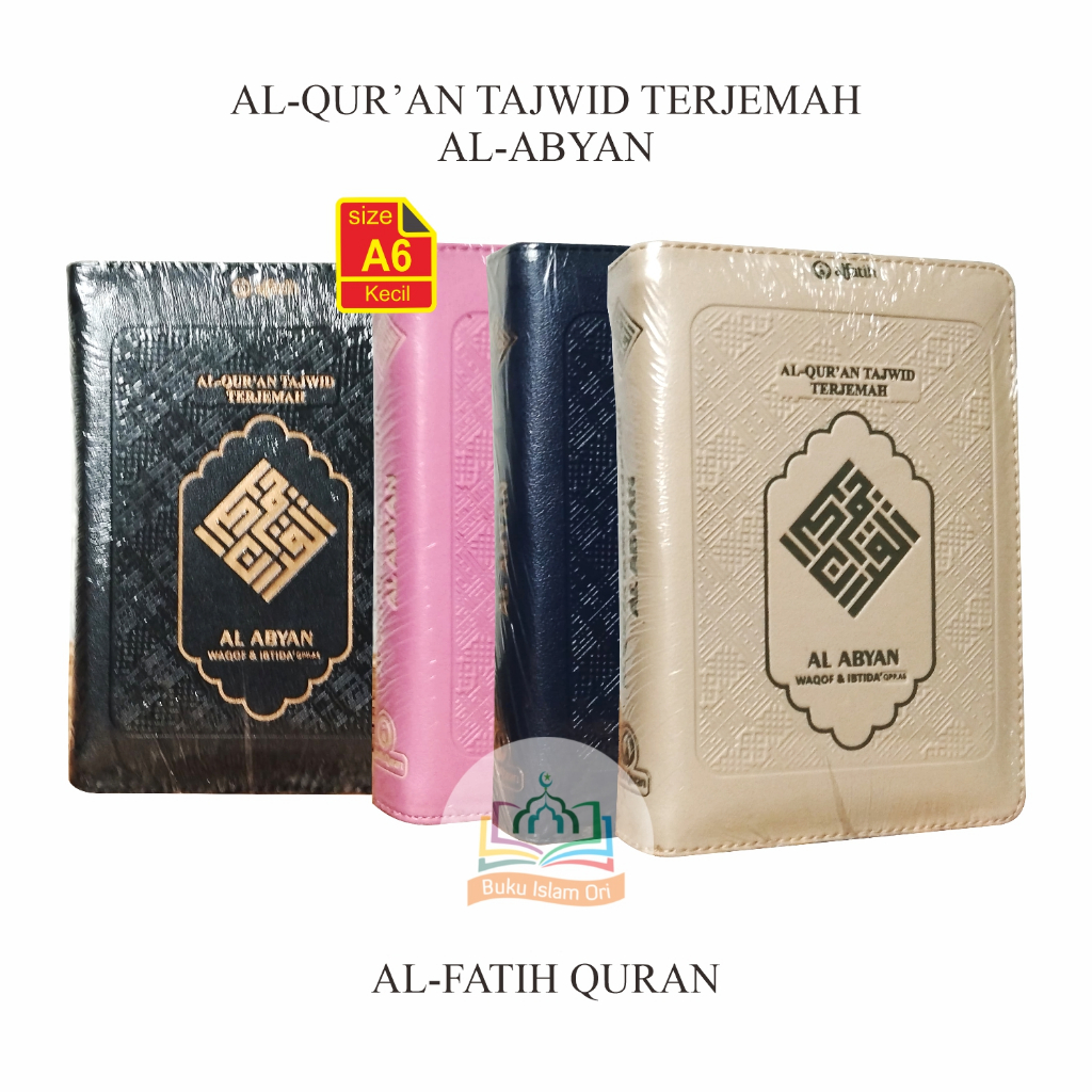 Al Quran Terjemah Tajwid Warna Al Abyan A6 Jaket Rasm Utsmani Waqaf Ibtida - Alfatih Quran