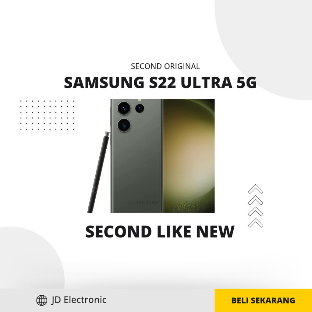[SINYAL PERMANEN]Samsung S22 Ultra Second 5G Handphone Original
