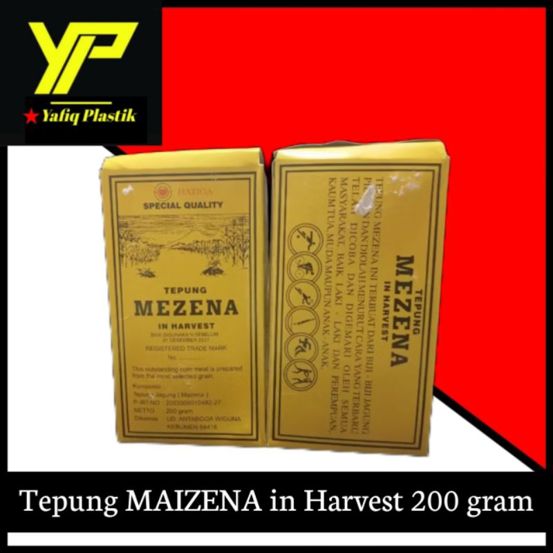 

TEPUNG MAIZENA/MEZENA IN HARVEST 200 gram