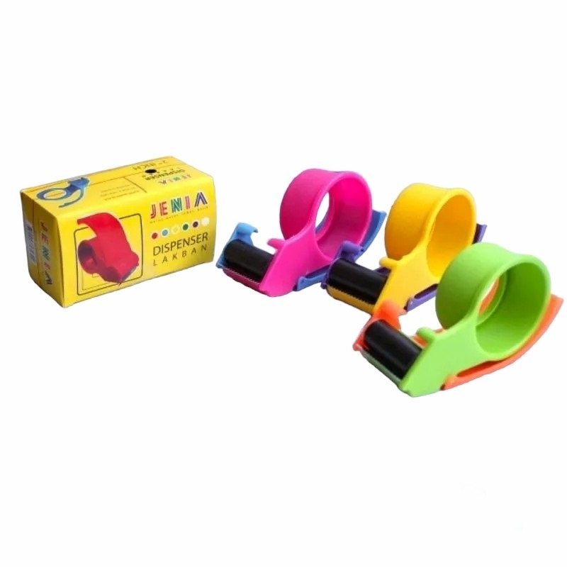 

tape cutter tempat dispenser pemotong lakban jenia - 1 pcs