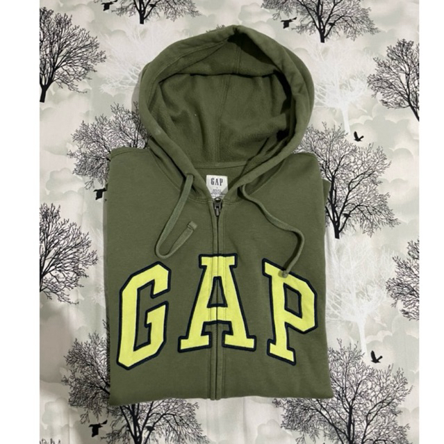 Sweater Hoodie Bordir GAP Original Untuk Pria Dan Wanita Bahan Tebal Terlaris