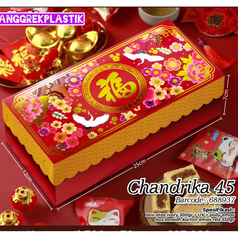 

dus Box kue Imlek CNY 12x25