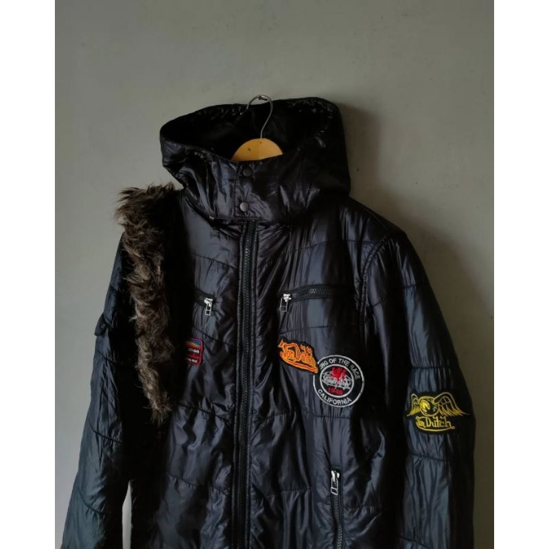 Jaket Tebal VON DUTCH Waterproof Size L Original Second