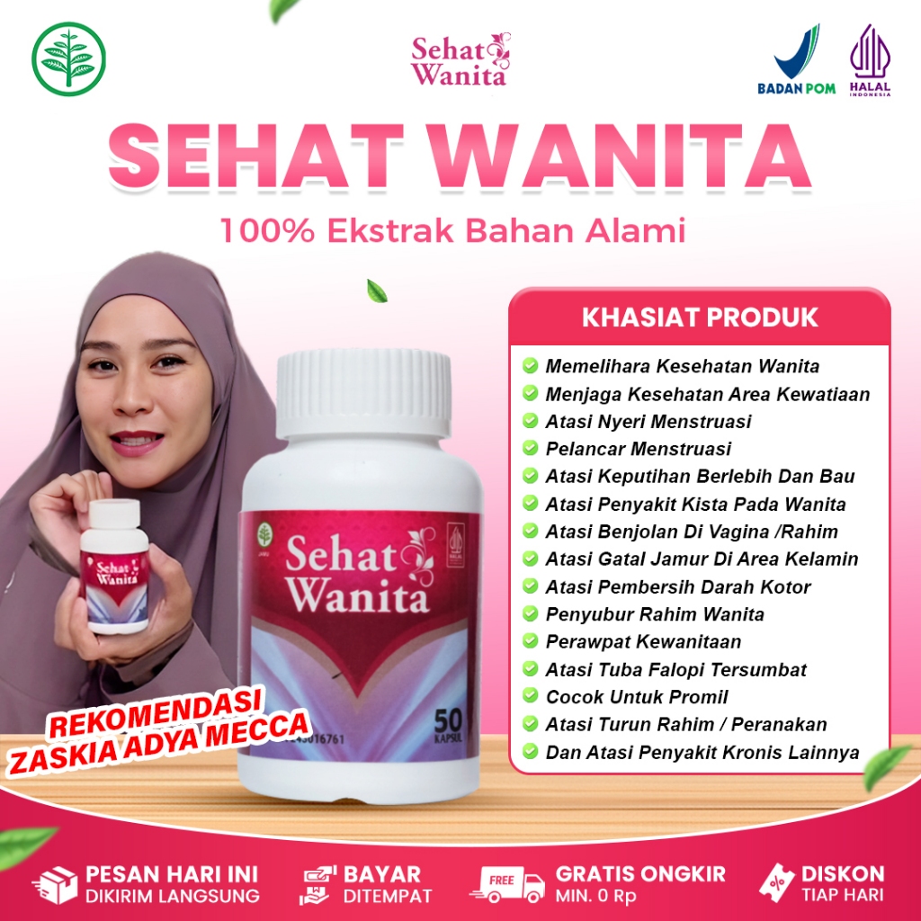 Obat Nyeri Haid - Obat keputihan becek gatal dan bau - Pelancar Menstruasi Tidak Teratur - Penghilan