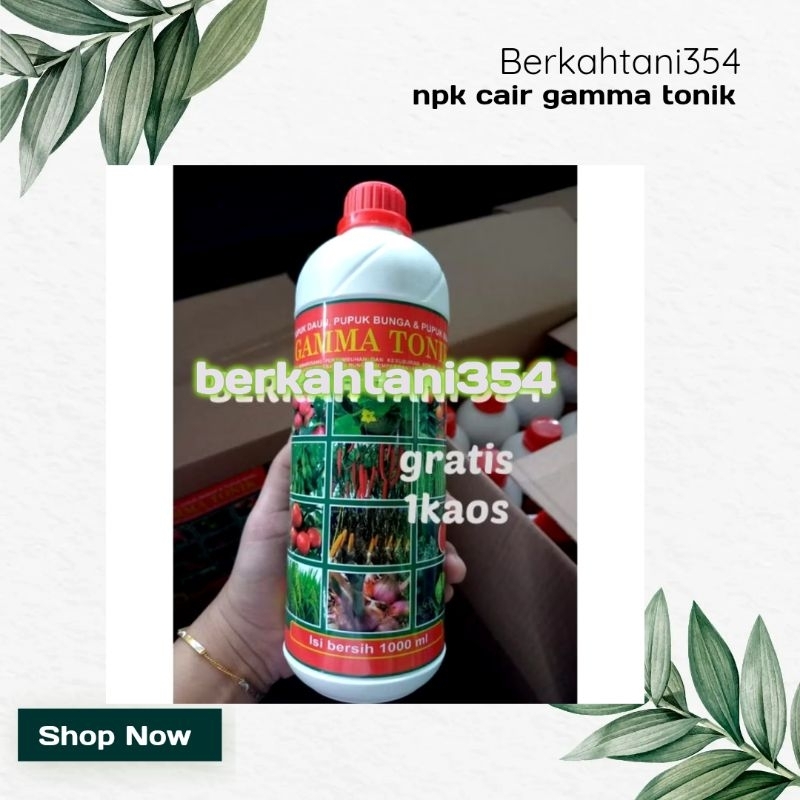Bonus kaos Pupuk npk gamatonik 1liter pupuk pertumbuhan dan pupuk buah gamma tonik